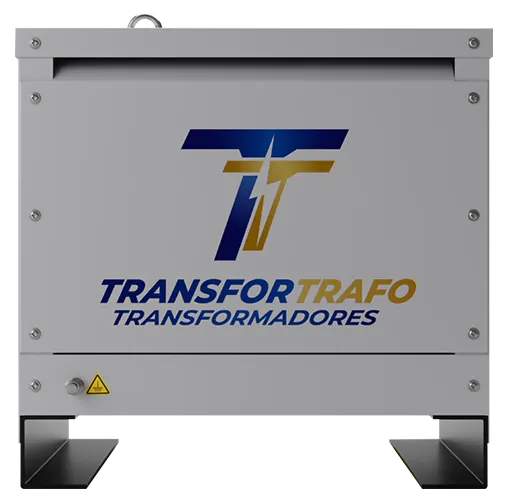 Transformador isolador 2,5 KVA, entrada 460 V, saída 440 V.