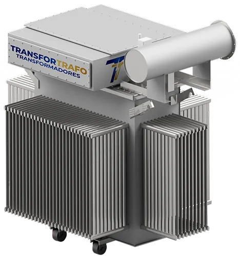 Transformador a óleo de média Tensão 500 KVA, AT 15,0 kV, BT 220 / 127 V.