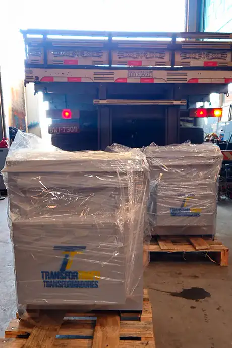 Autotransformador fabricado pela Transfortrafo