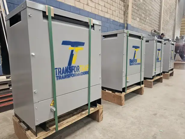 Autotransformador fabricado pela Transfortrafo