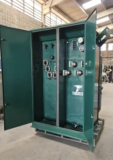 Transformador pedestal fabricado pela Transfortrafo